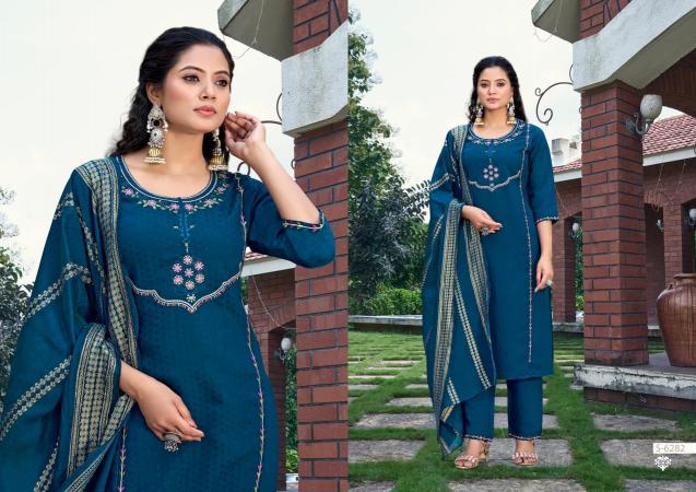 Subhash kritika 3pcs branded kurti wholesaler in surat